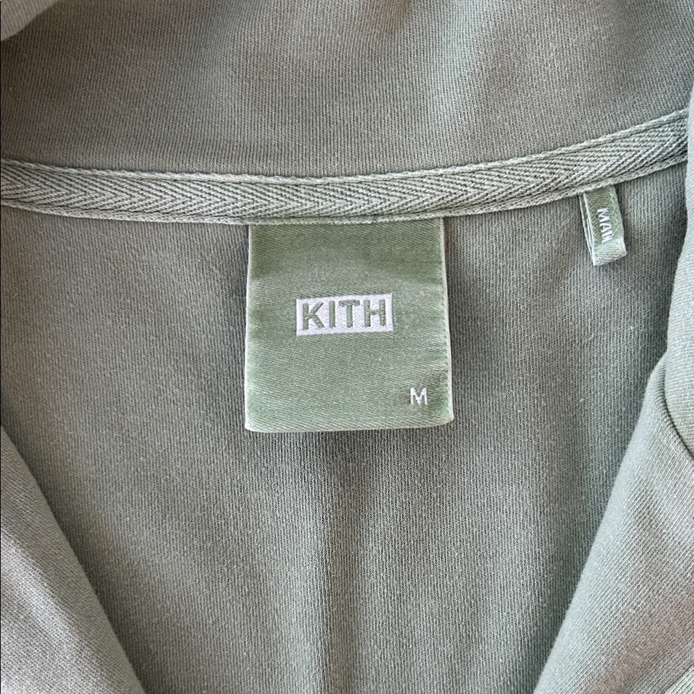 Kith Women’s Mint Green Zip-Up Sweater | Size M - Picture 6 of 15